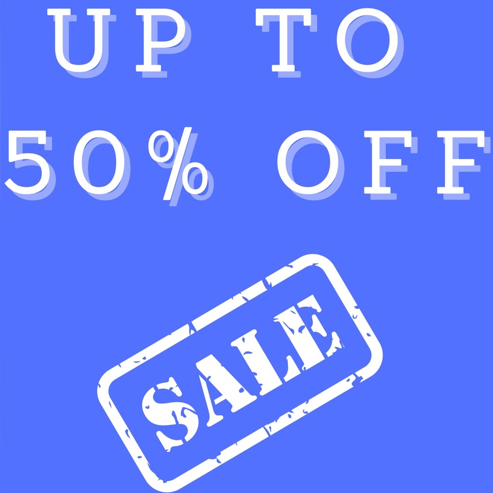 Up to 50% Off Everything!